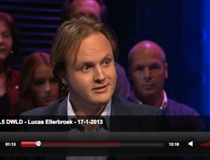 Lucas bij De Wereld Leert Door, 17 januari 2013